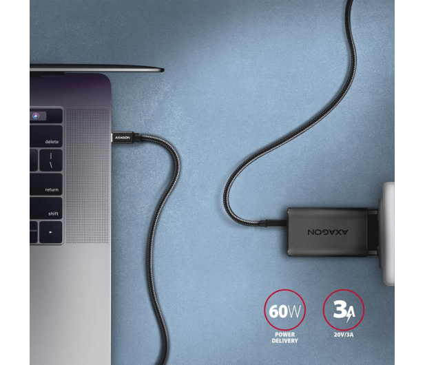 Axagon BUCM3-CM15AB SPEED USB-C 3.2 Gen 1 kabel 1.5 m - 1485421 - zdjęcie 5